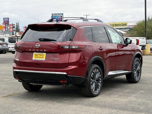 Scarlet 2026 Nissan Rogue Platinum