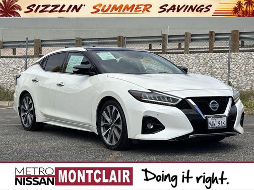 Pearl White 2022 Nissan Maxima 3.5 Platinum