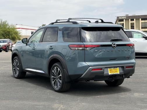 Teal 2026 Nissan Pathfinder Platinum