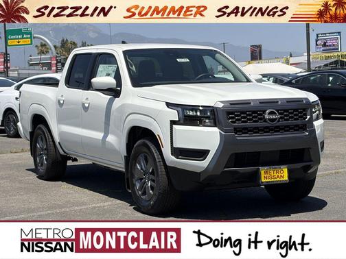 Glacier White 2026 Nissan Frontier SV