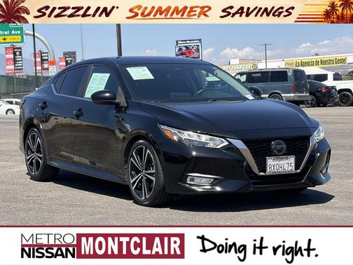Super Black 2021 Nissan Sentra SR