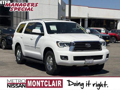 Super White 2018 Toyota Sequoia SR5
