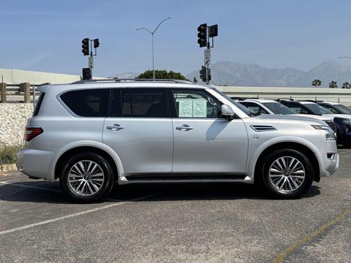 Brilliant Silver Metallic 2021 Nissan Armada SL 2WD