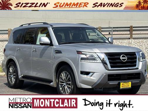 Brilliant Silver Metallic 2021 Nissan Armada SL 2WD