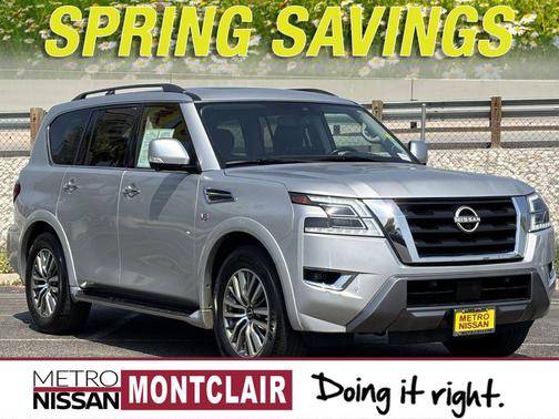 Brilliant Silver Metallic 2021 Nissan Armada SL 2WD