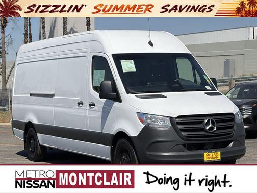 Grey White 2025 Mercedes-Benz Sprinter 2500 High Roof