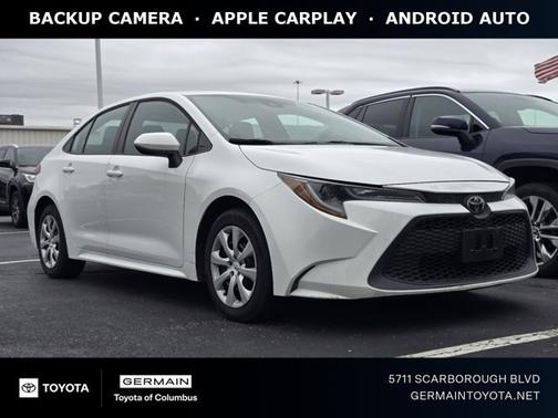 Super White 2021 Toyota Corolla LE