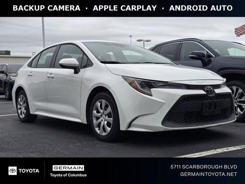 Super White 2021 Toyota Corolla LE