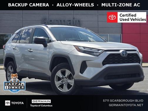 Silver Sky Metallic 2023 Toyota RAV4 Hybrid LE
