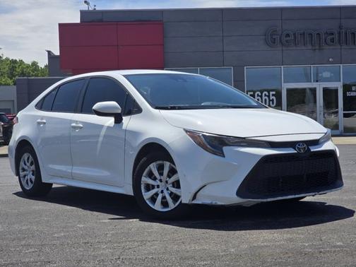 White 2022 Toyota Corolla LE