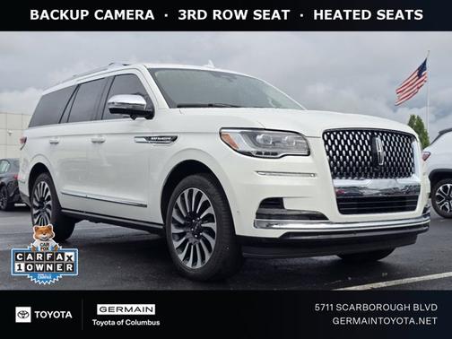 Pristine White Metallic Tri-Coat 2023 Lincoln Navigator Black Label