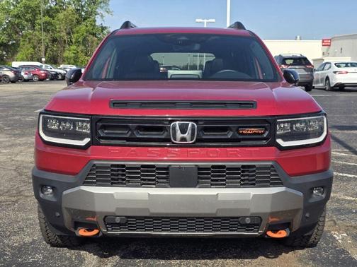 Radiant Red Metallic II 2026 Honda Passport AWD TrailSport Elite