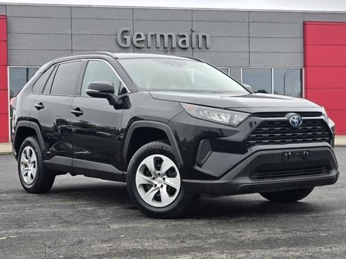 Midnight Black Metallic 2022 Toyota RAV4 Hybrid LE