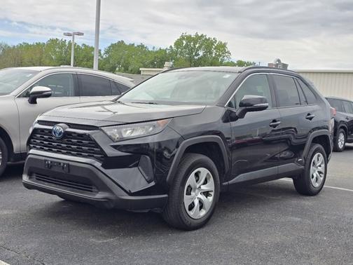 Midnight Black Metallic 2022 Toyota RAV4 Hybrid LE