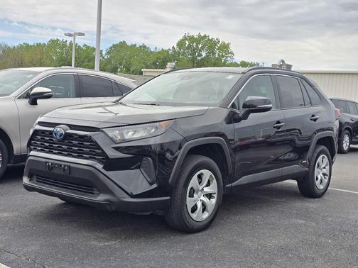 Midnight Black Metallic 2022 Toyota RAV4 Hybrid LE