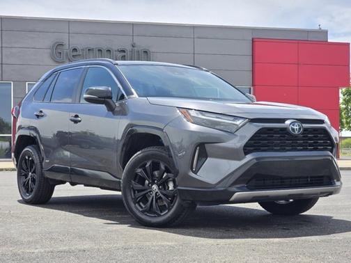 Midnight Black Metallic 2022 Toyota RAV4 Hybrid SE