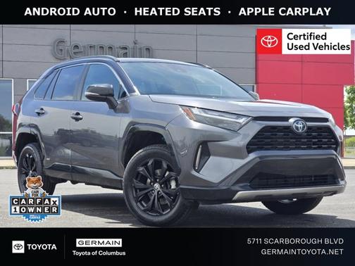 Midnight Black Metallic 2022 Toyota RAV4 Hybrid SE