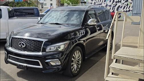 Black Obsidian 2017 INFINITI QX80 Base