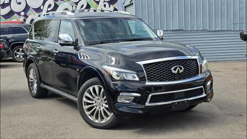 Black Obsidian 2017 INFINITI QX80 Base