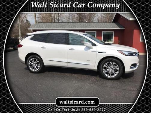 White Frost Tricoat 2018 Buick Enclave Avenir