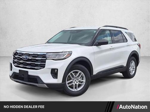 Star White Metallic Tri-Coat 2026 Ford Explorer Active