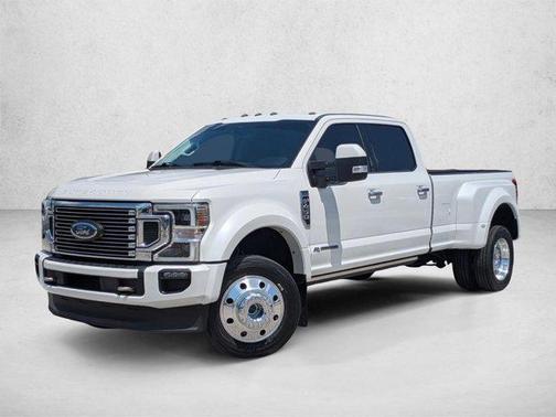 Star White Metallic Tri-Coat 2020 Ford F-450 Limited