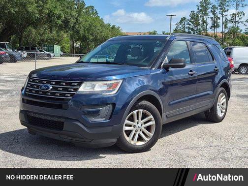 Blue Jeans Metallic 2017 Ford Explorer Base