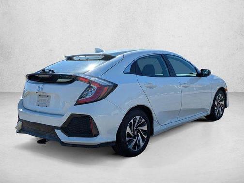 White 2018 Honda Civic LX