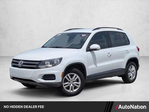 Pure White 2017 Volkswagen Tiguan 2.0T S