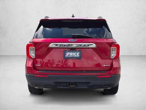 Rapid Red Metallic Tinted Clearcoat 2022 Ford Explorer XLT