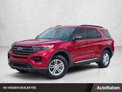 Rapid Red Metallic Tinted Clearcoat 2022 Ford Explorer XLT