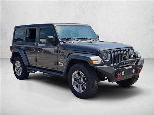 Granite Crystal Metallic Clearcoat 2018 Jeep Wrangler Unlimited Sahara