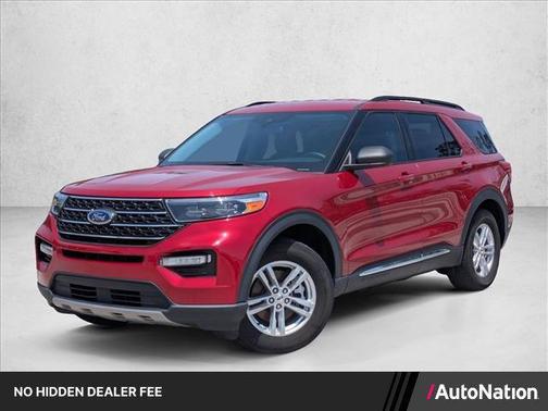 Rapid Red Metallic Tinted Clearcoat 2023 Ford Explorer XLT