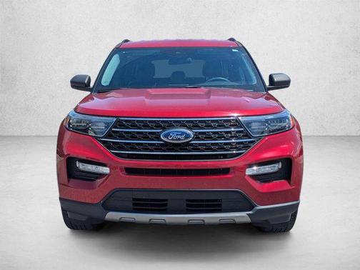 Rapid Red Metallic Tinted Clearcoat 2023 Ford Explorer XLT