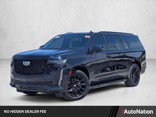 Dark Moon Blue Metallic 2023 Cadillac Escalade ESV Sport Platinum