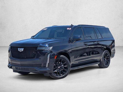 Dark Moon Blue Metallic 2023 Cadillac Escalade ESV Sport Platinum