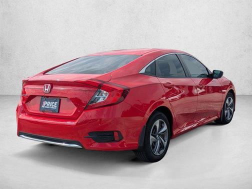 Red 2020 Honda Civic LX