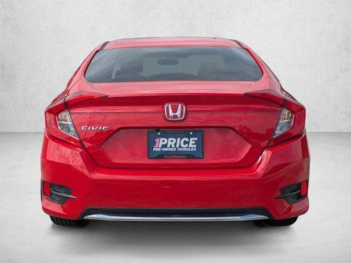 Red 2020 Honda Civic LX
