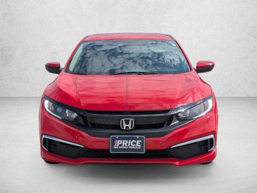 Red 2020 Honda Civic LX