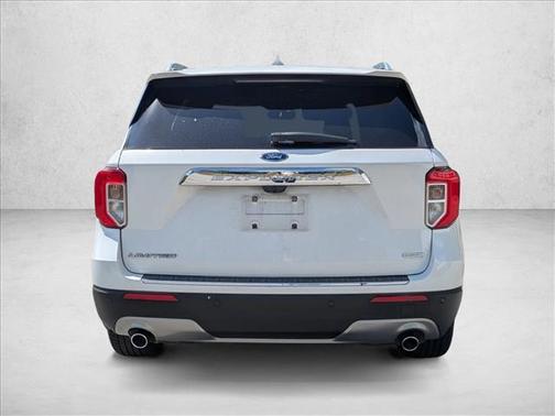 Star White Metallic Tri-Coat 2020 Ford Explorer Limited