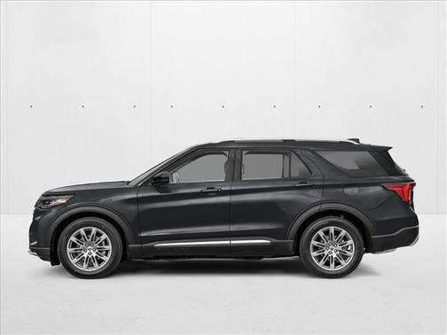 Agate Black Metallic 2026 Ford Explorer Platinum