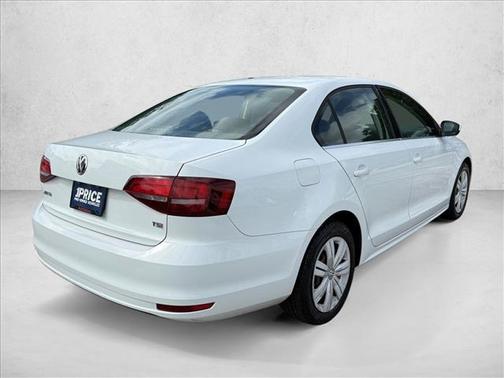 White Silver Metallic 2017 Volkswagen Jetta 1.4T S