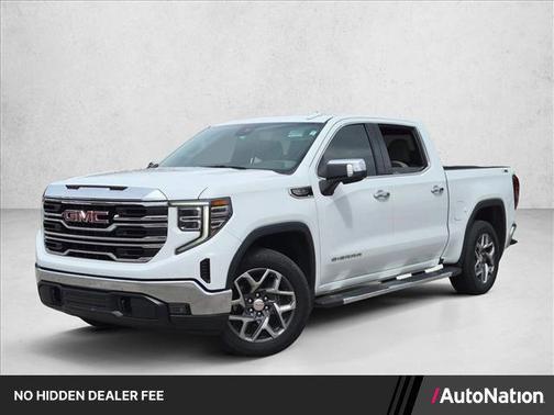 Summit White 2023 GMC Sierra 1500 SLT