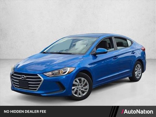 Electric Blue Metallic 2017 Hyundai ELANTRA SE