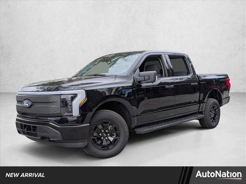 Agate Black Metallic 2025 Ford F-150 Lightning XLT