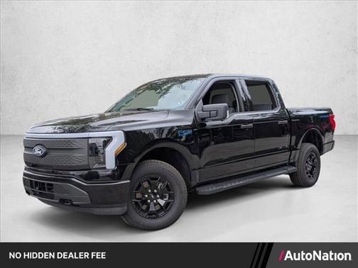 Agate Black Metallic 2025 Ford F-150 Lightning XLT