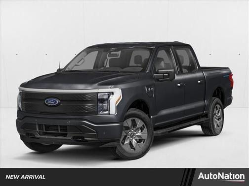 Agate Black Metallic 2025 Ford F-150 Lightning XLT