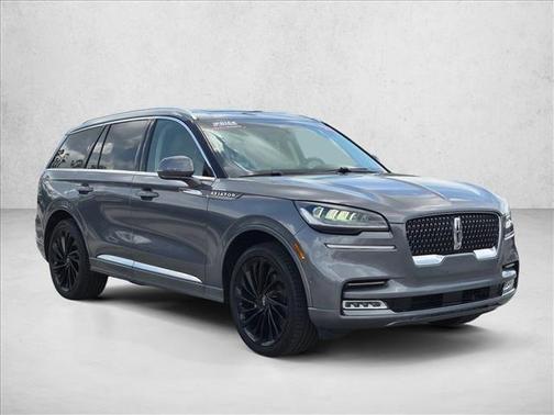 Asher Gray Metallic Clearcoat 2022 Lincoln Aviator Reserve AWD