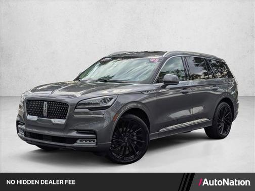 Asher Gray Metallic Clearcoat 2022 Lincoln Aviator Reserve AWD