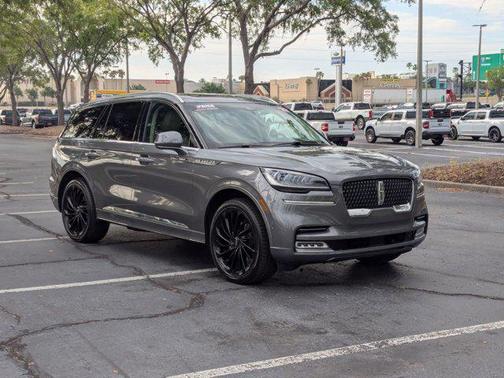 Asher Gray Metallic Clearcoat 2022 Lincoln Aviator Reserve AWD